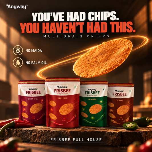 You've had chips. You haven't had this. Frisbee Full House pack of 4, all four flavours