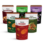 Anyway Bestseller Snack Box — Frisbee, Kachori Bites and Miracle Pops, 6 flavours in one box