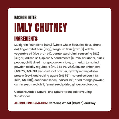 Anyway Kachori Bites Imly Chutney ingredients list