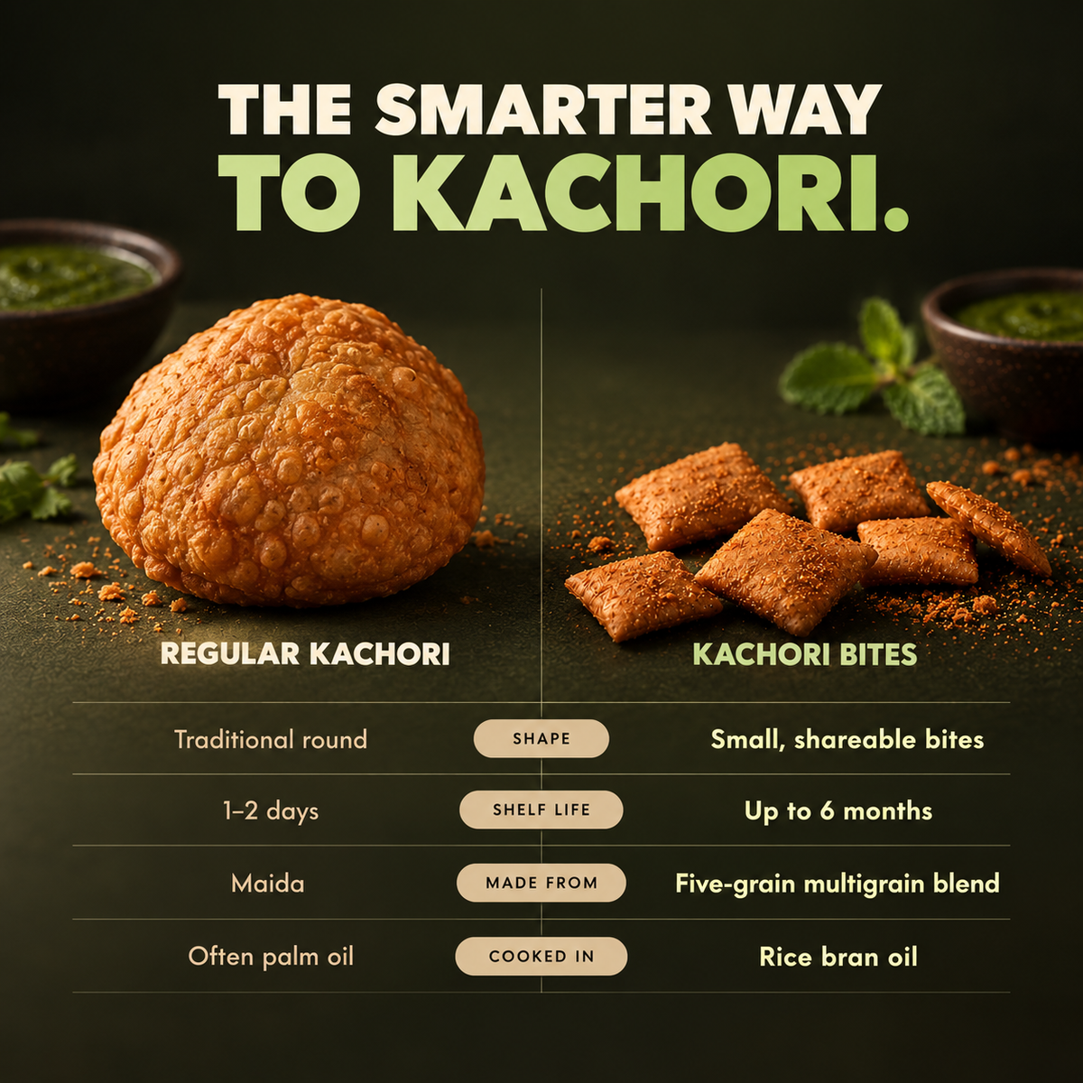Anyway Kachori Bites vs regular kachori: the smarter way to kachori