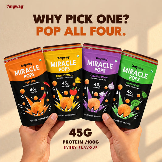 Why pick one? Pop all four. Anyway Miracle Pops pack of 4 held in two hands