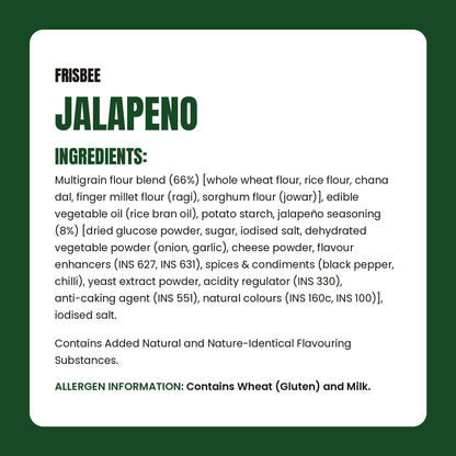 Anyway Frisbee Jalapeño ingredients list
